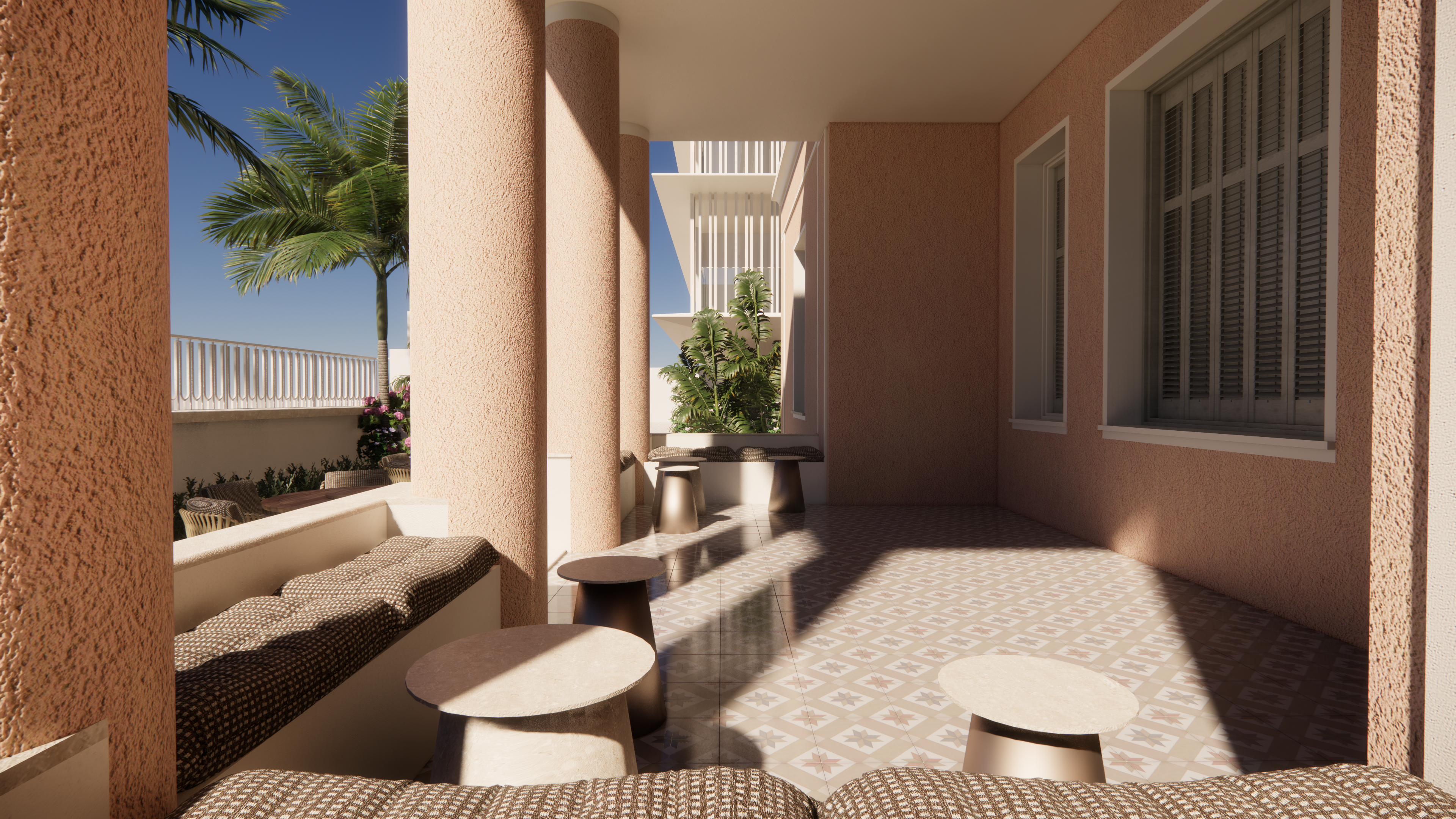Athens Aenaon Park New Residences - Private Club for Residents - Entrance