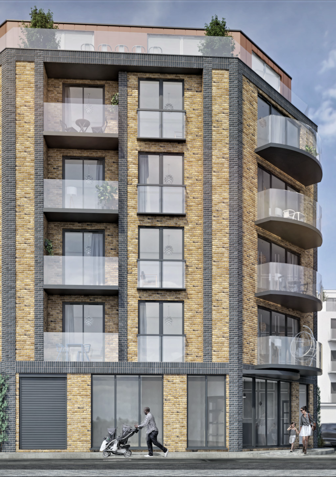 Branson House, Hounslow - Facade
