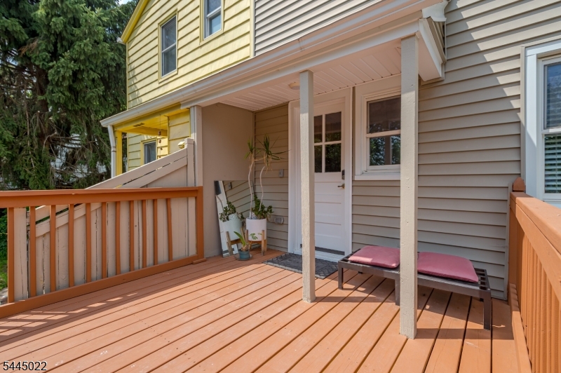 Deck back of house
