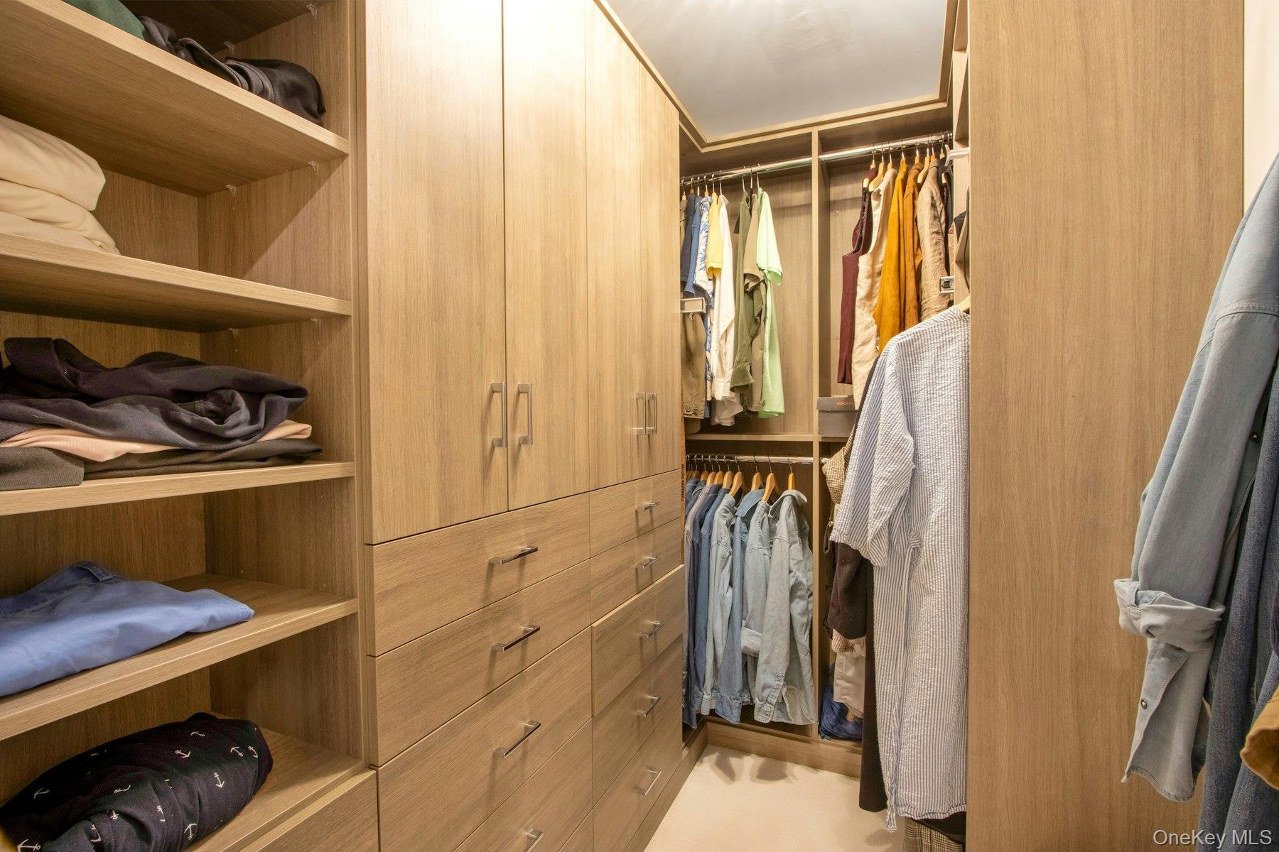 View of spacious closet
