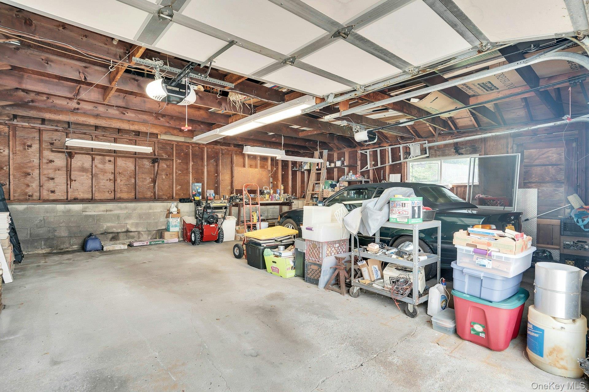 High ceilings and great work space.