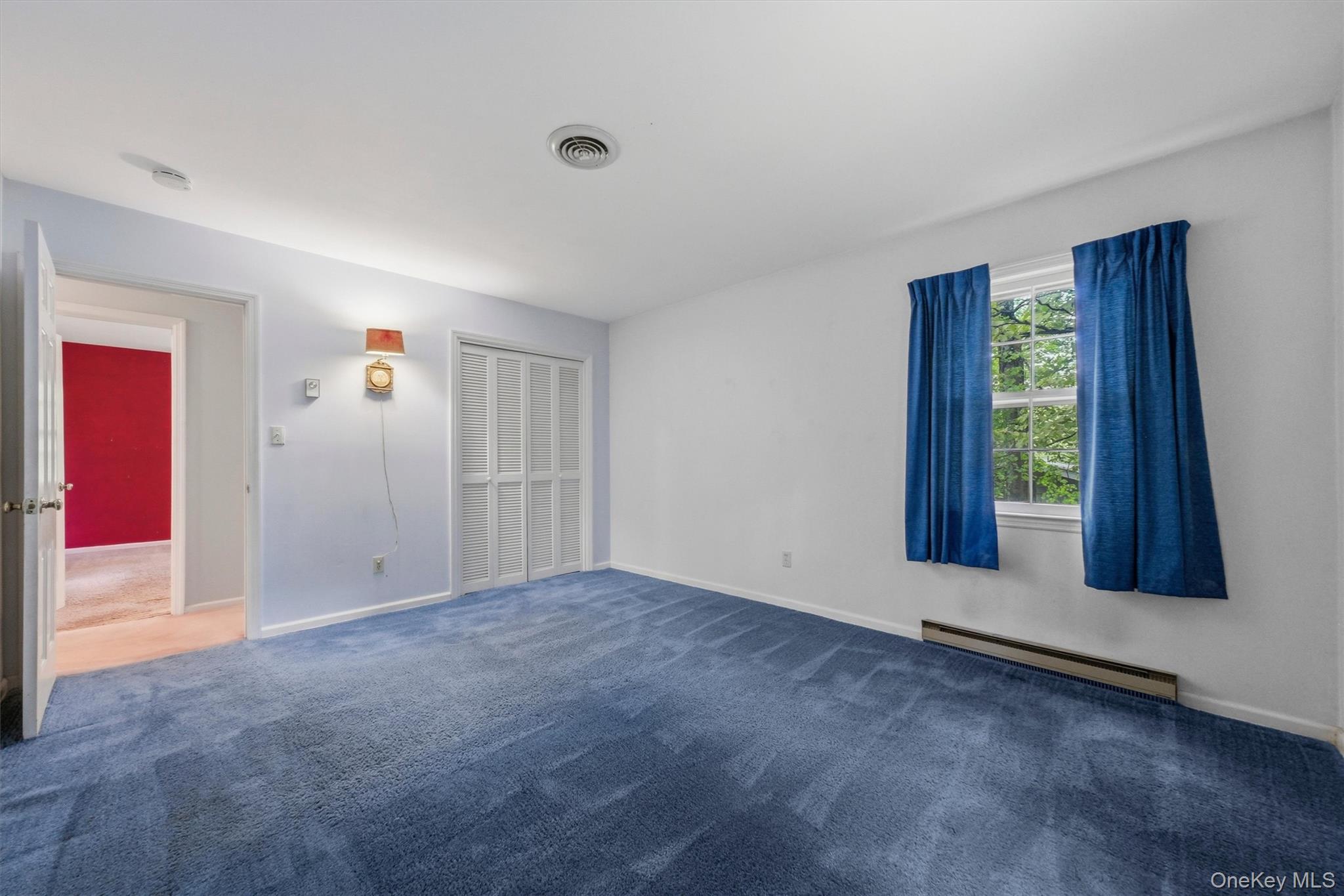 Bedroom 3 with HW floors under carpet