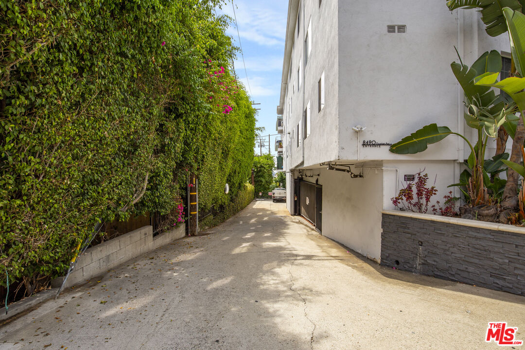 driveway to garage