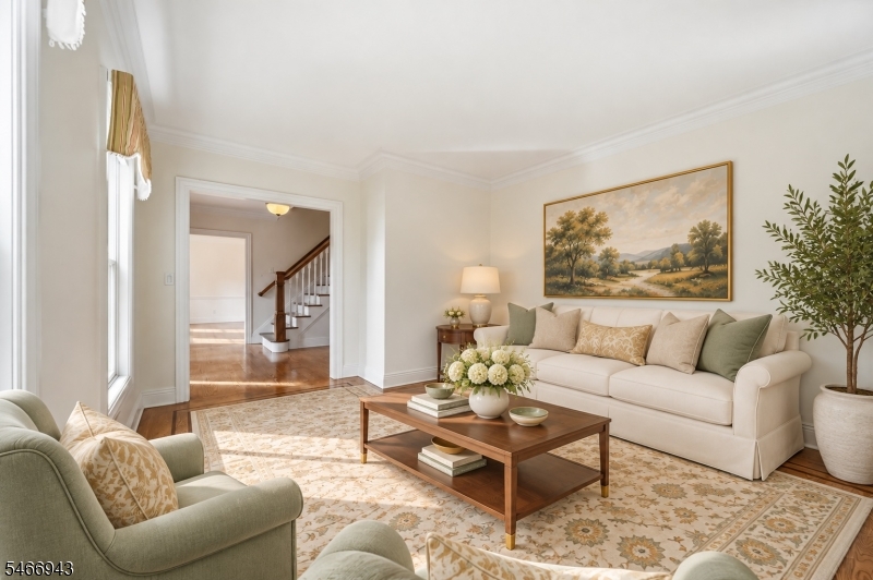 Virtually Staged Living Room