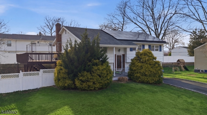 Side view of the property