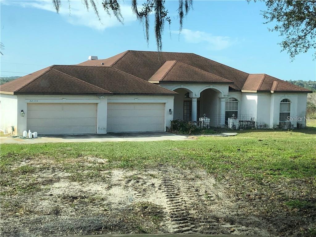 Home currently on the property