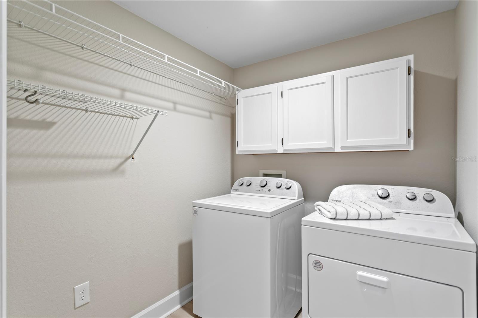 Large Walk-in Laundry with Storage