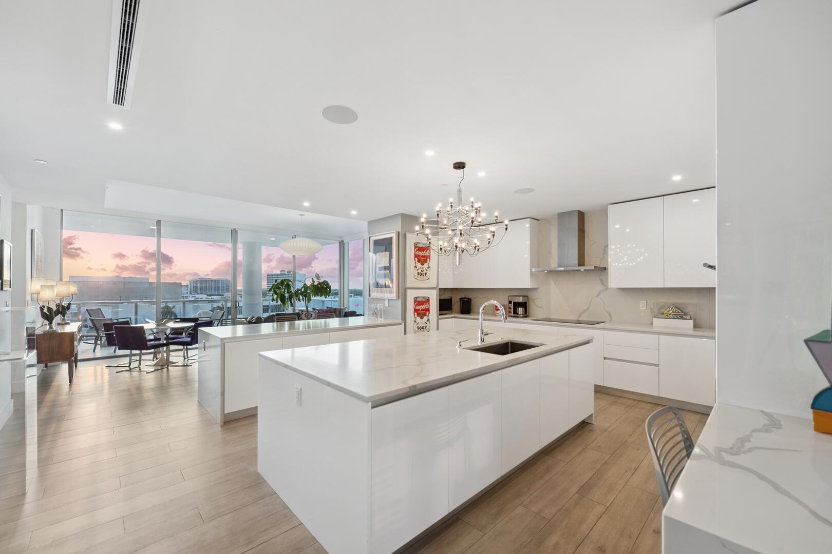 Spacious kitchen