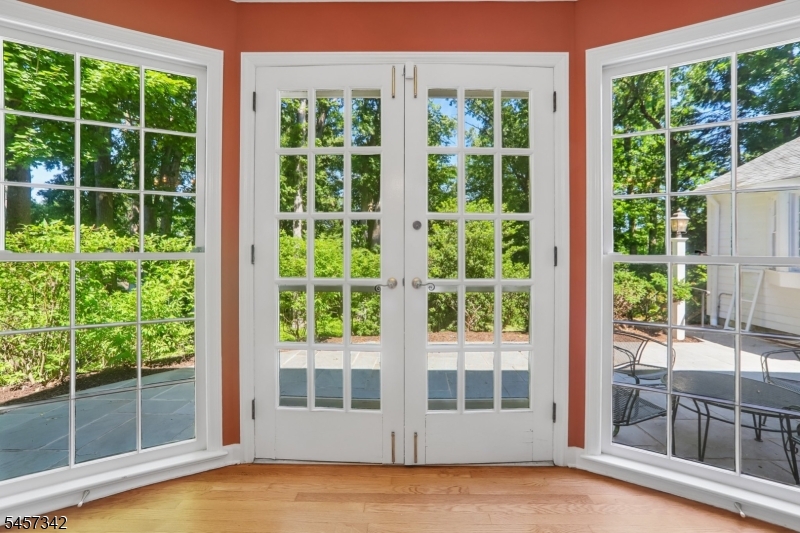 Dining room doors to patio