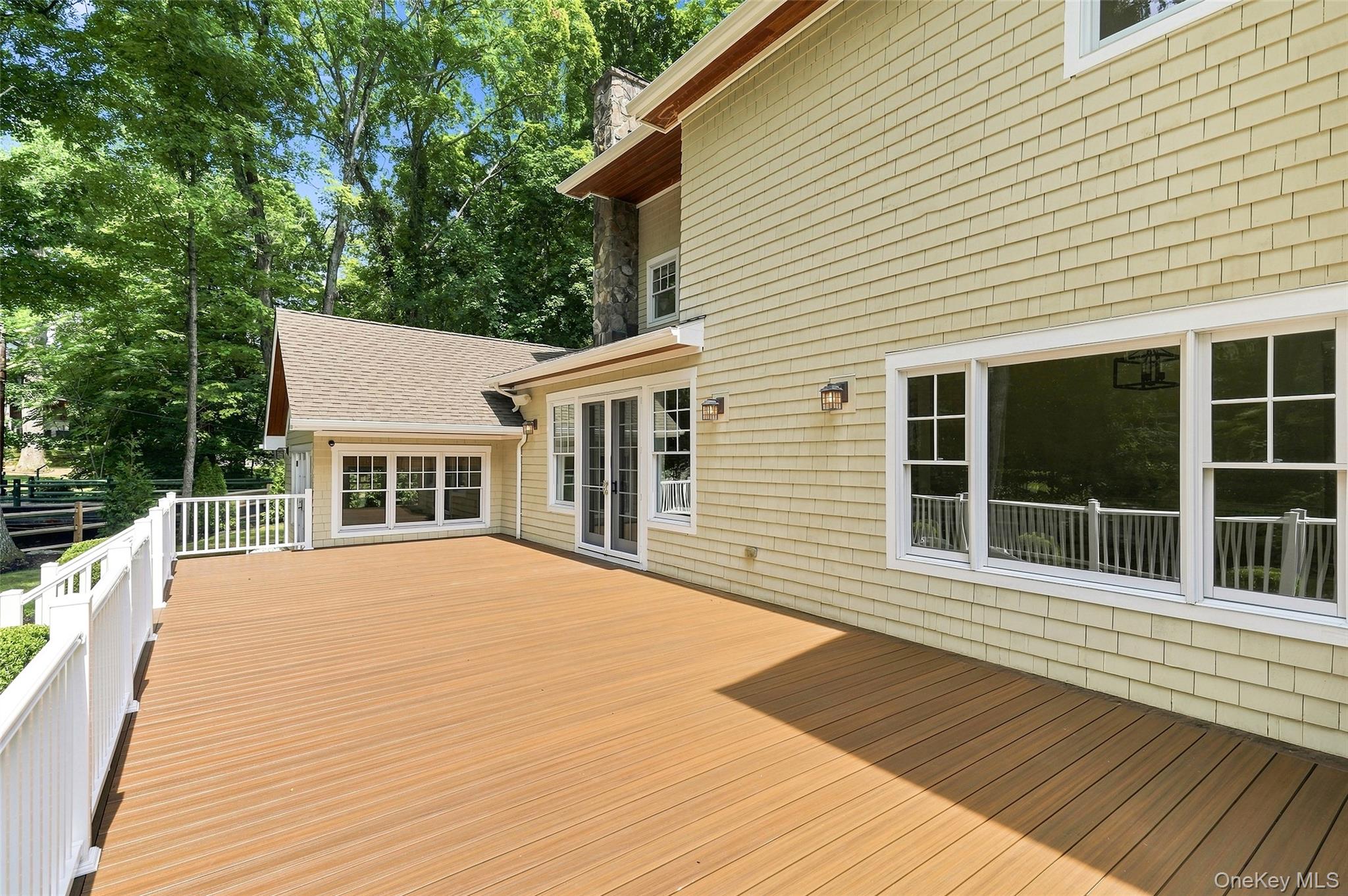 Newly Expanded Trex Deck.