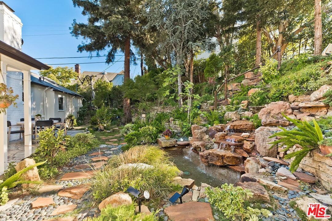Whimsical backyard