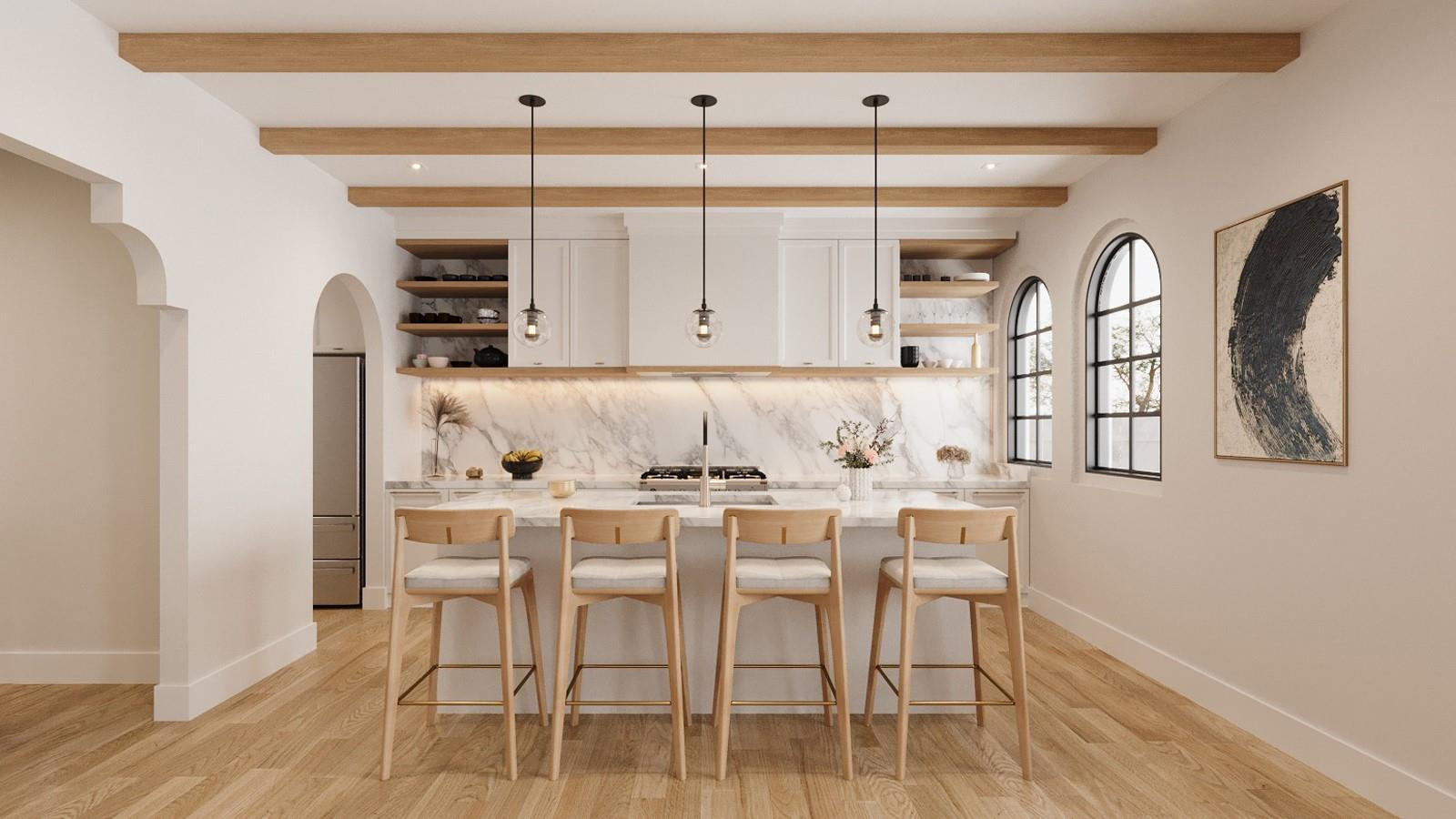 Kitchen, Open Floor Plan, Butler's Pantry Entrance