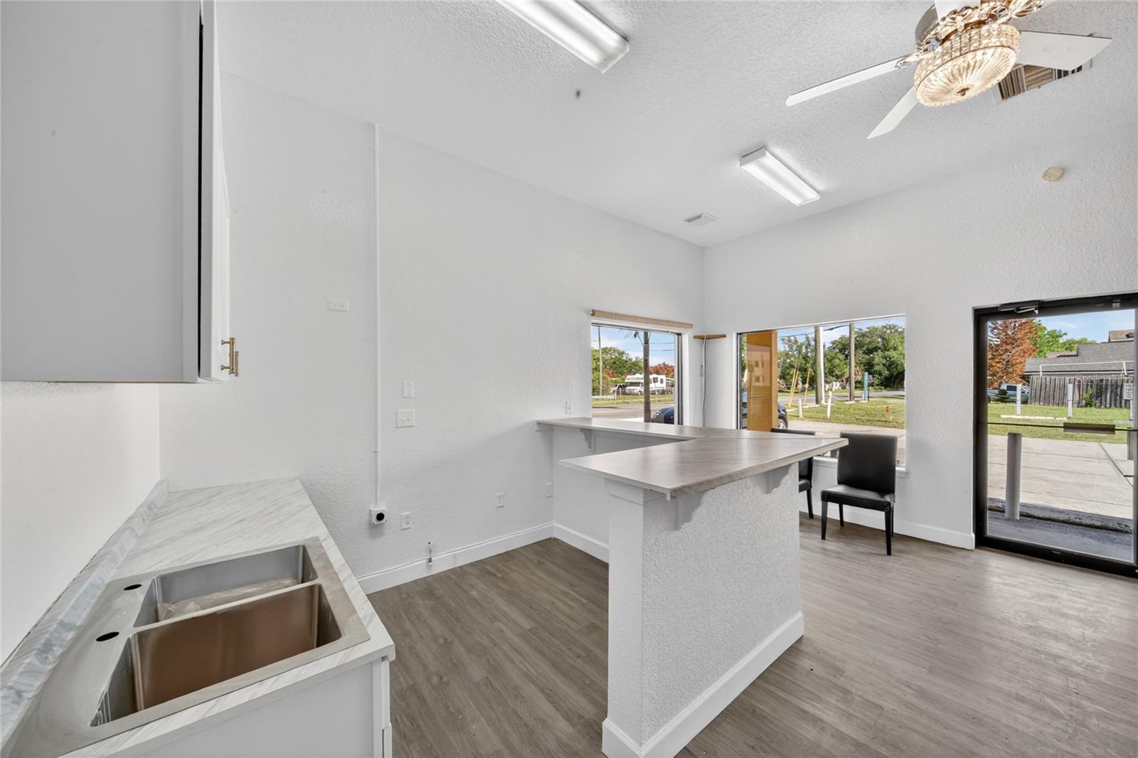 Reception Area Showing front window