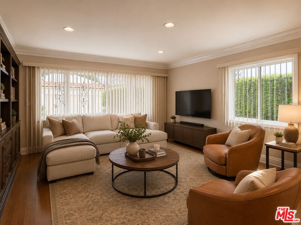 virtually staged family room 2