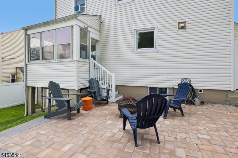 Paved patio
