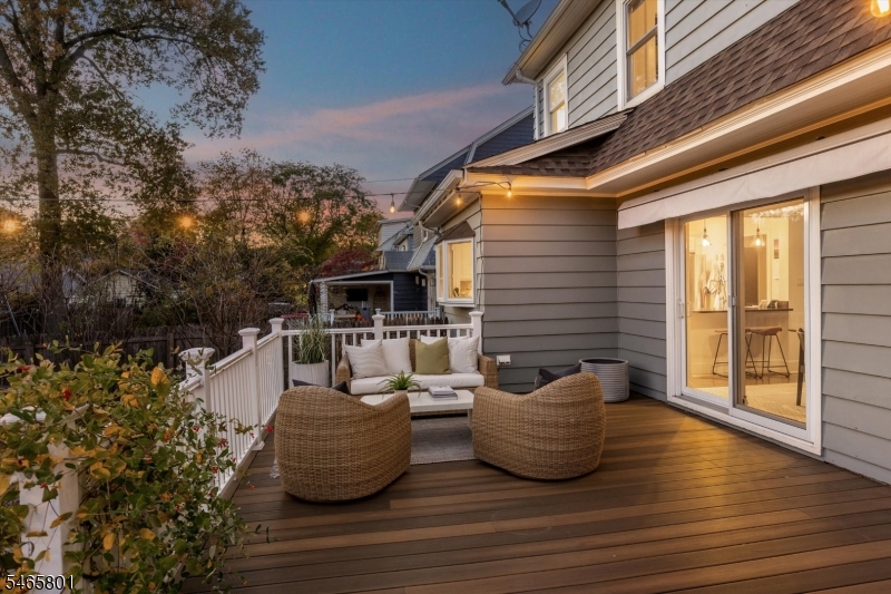 Twilight View of Deck