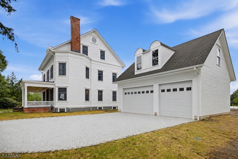 Front driveway and Garage