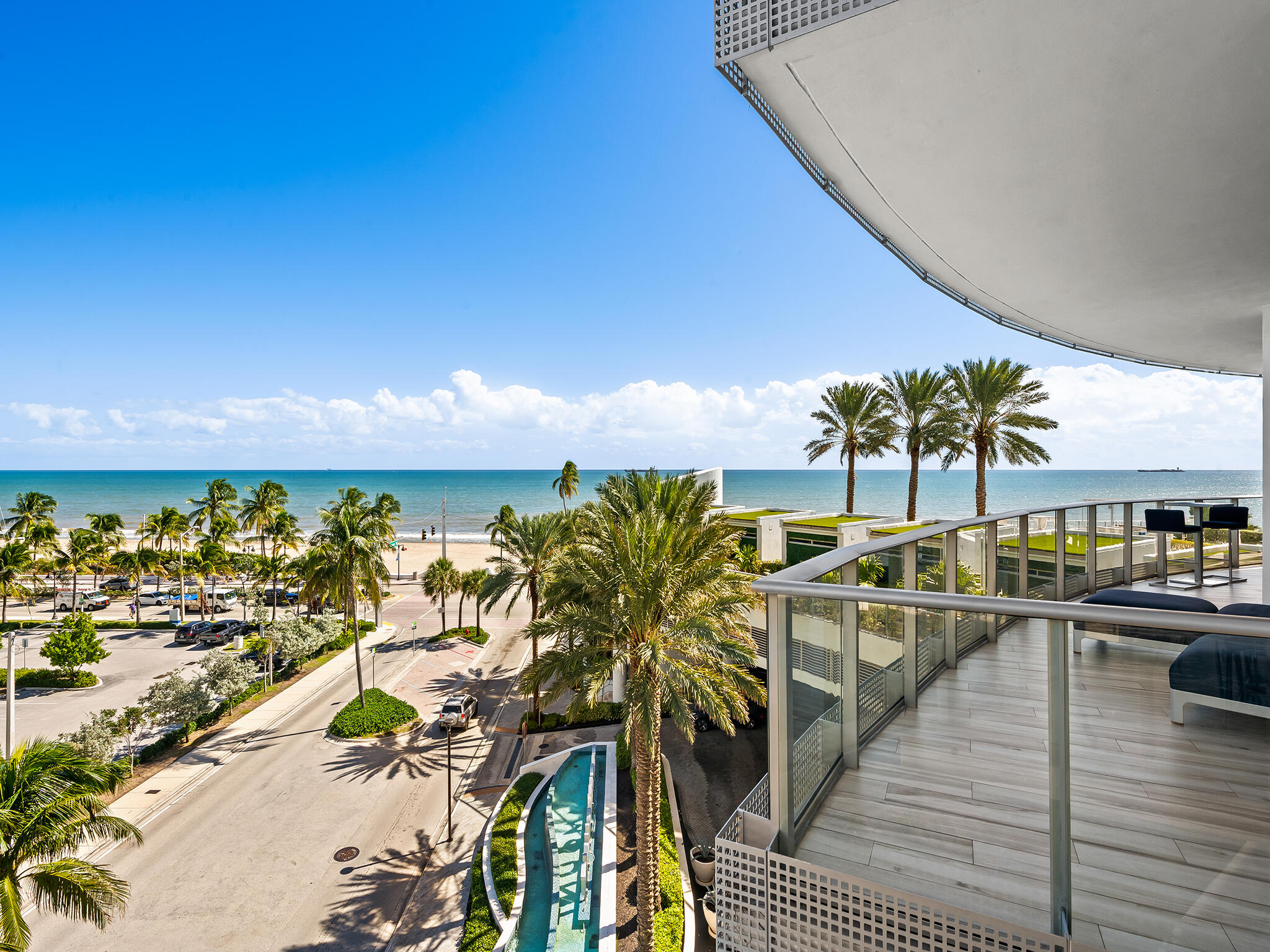 View from guest bedroom balcony