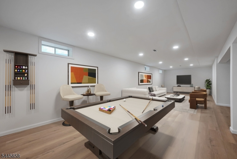 FINISHED BASEMENT GAME ROOM