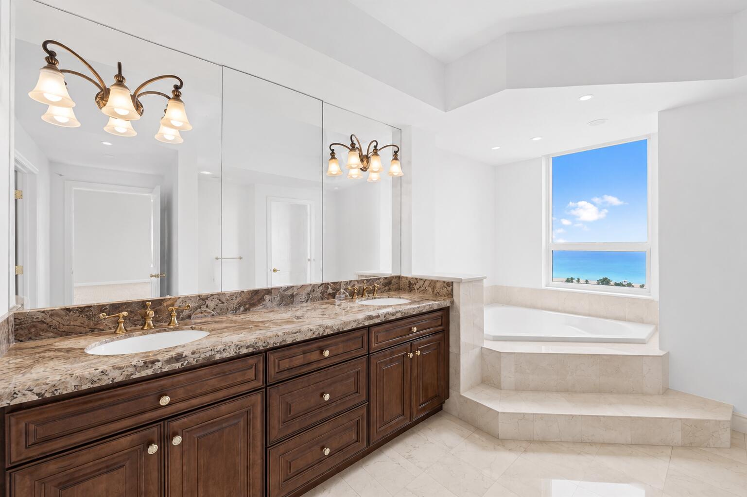VIRTUALLY ALTERED - PAINTED WHITE - Primary Bathroom