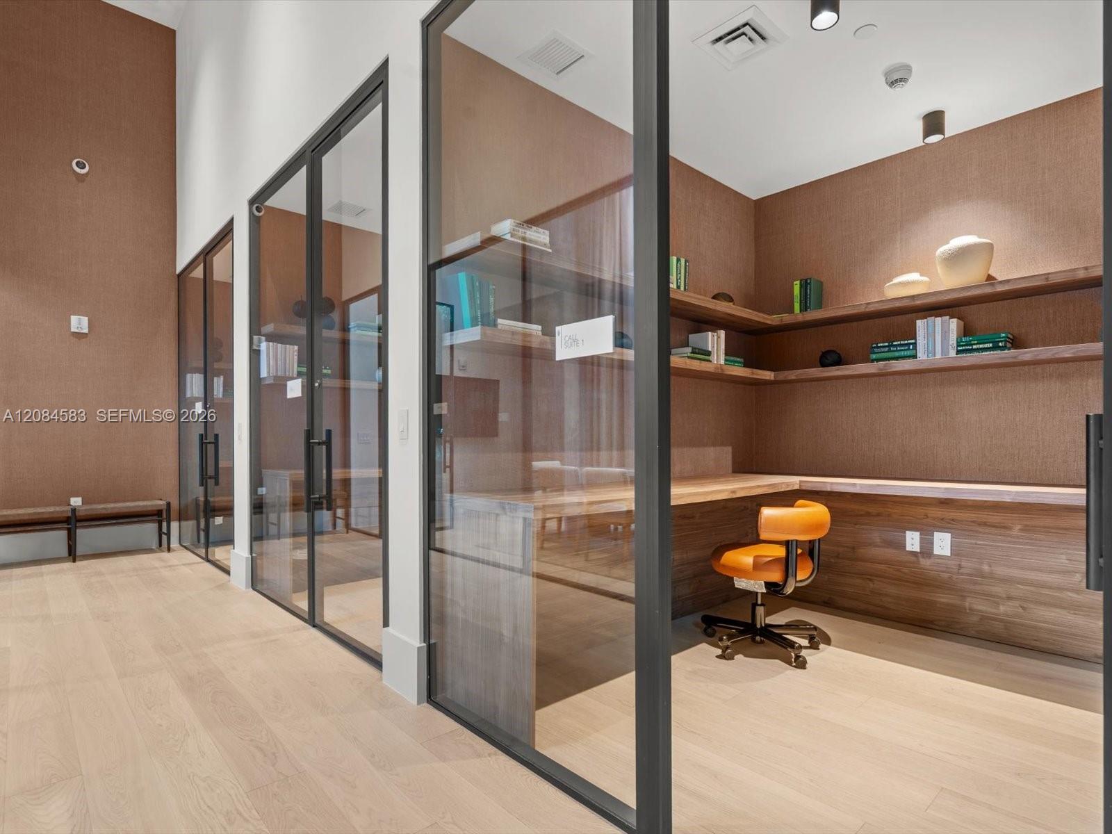 Resident lounge and work-from-home spaces