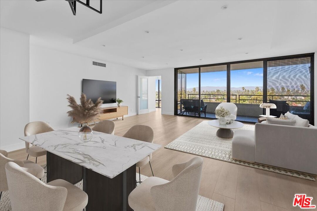living room- virtually staged