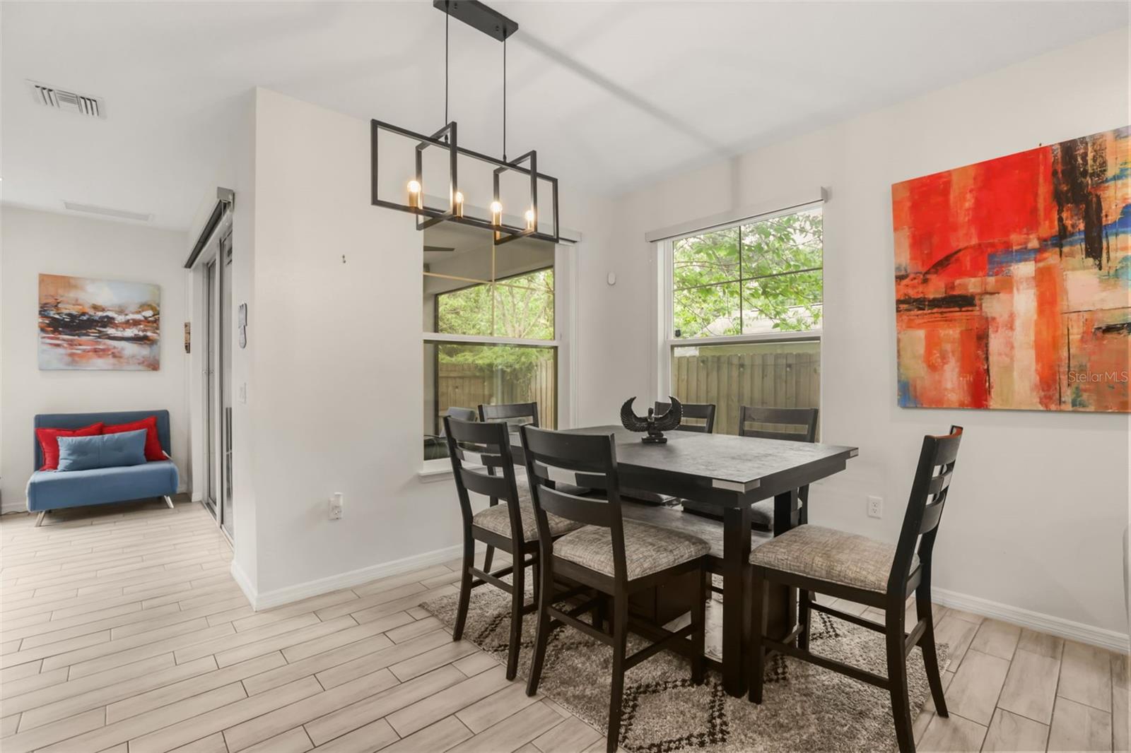 Dedicated dining area filled with natural light, offering the perfect space for everyday meals and entertaining.