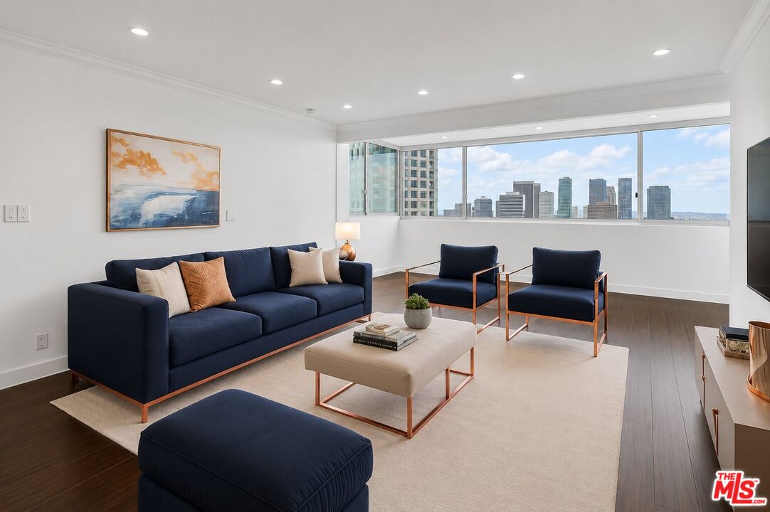 Virtually Staged Living Room