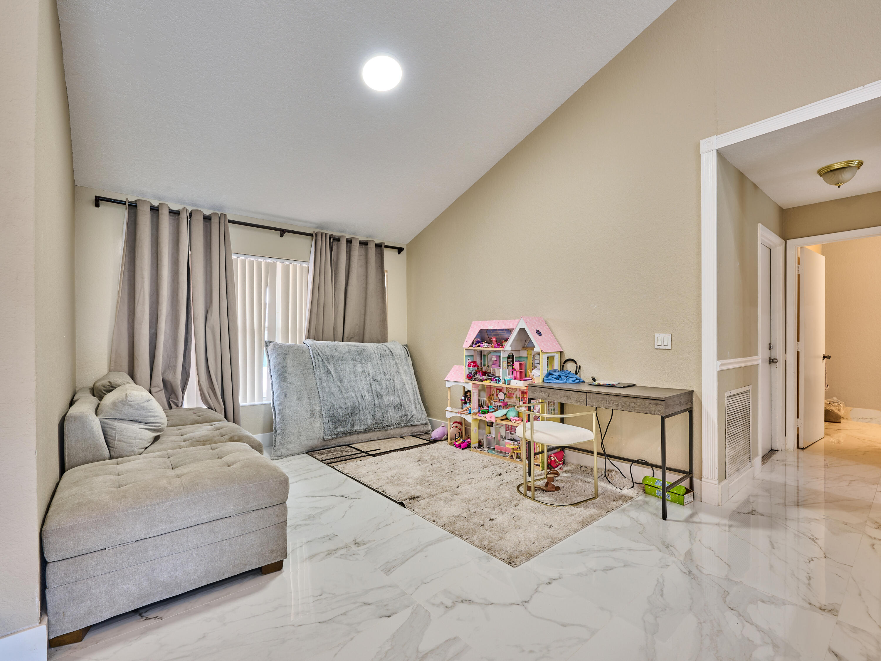 Dining area or a den