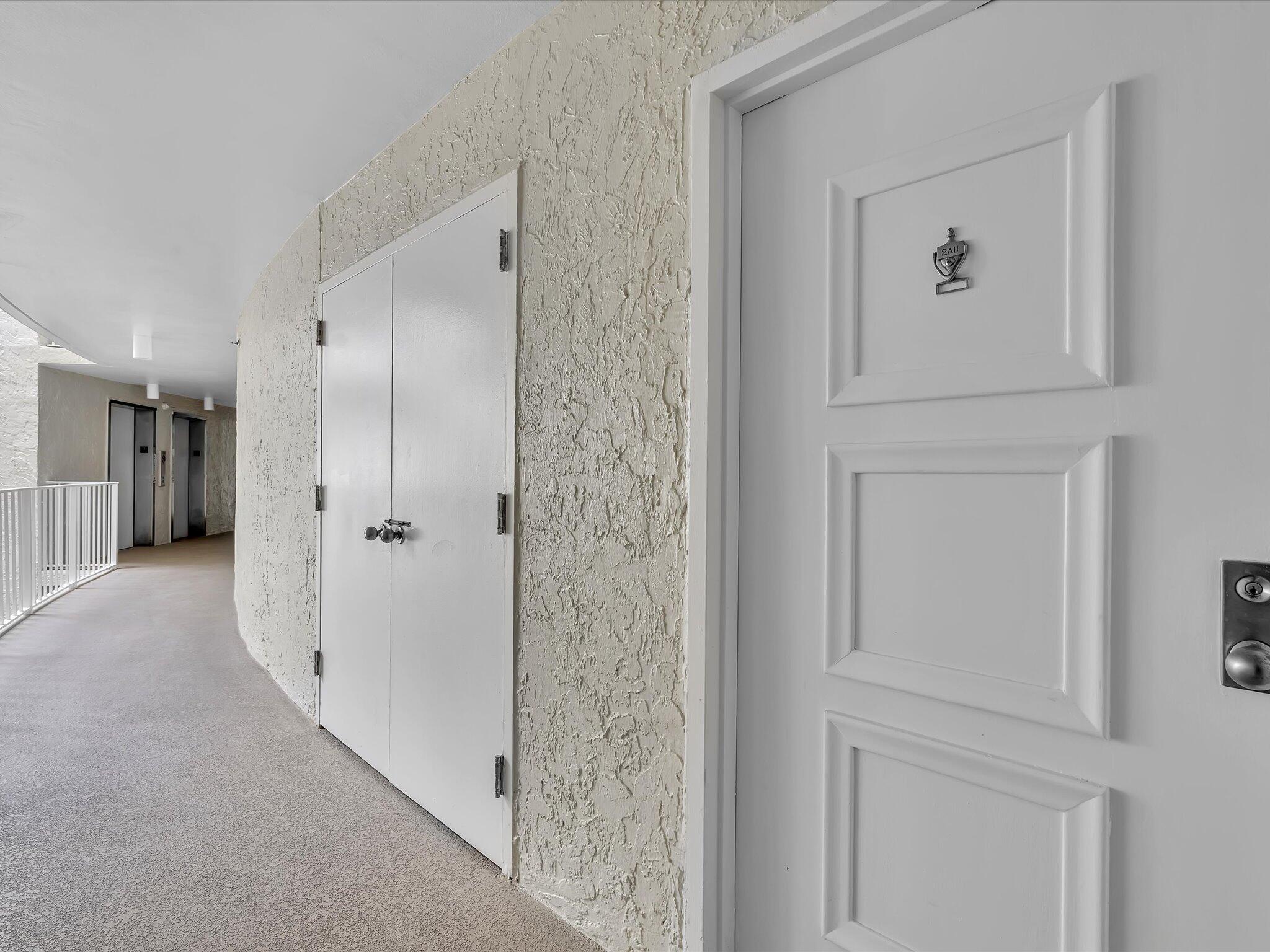 Close to elevator