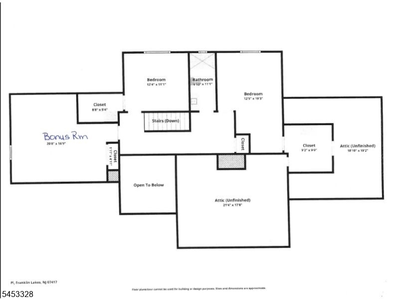 2nd Flr - Floor Plan