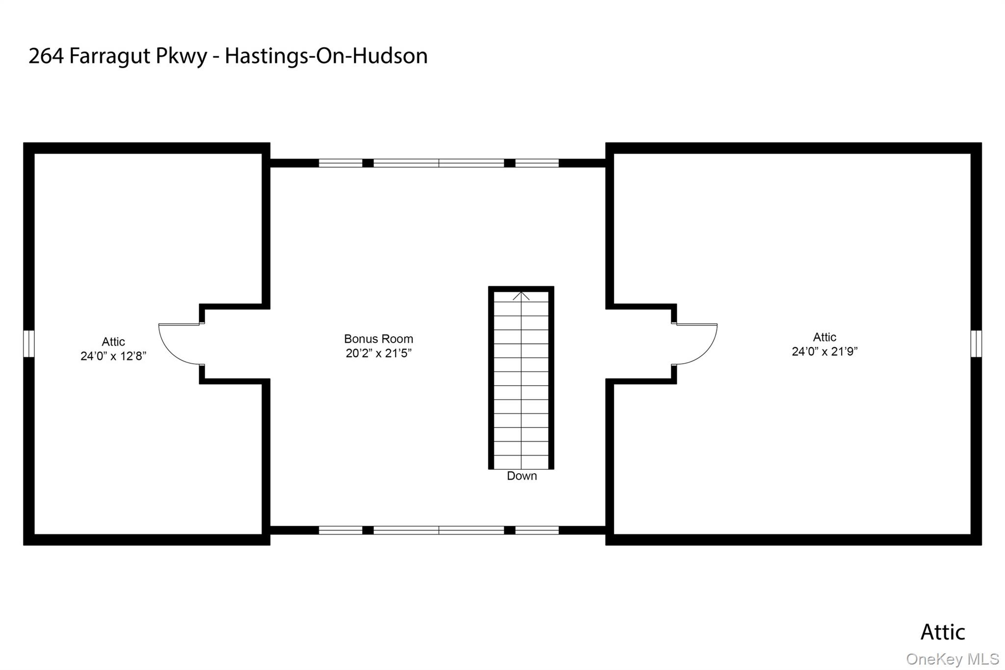 Expansive third-level attic footprint highlighting a massive, fully finished flex bonus room ideal for a media studio, playroom, or home office