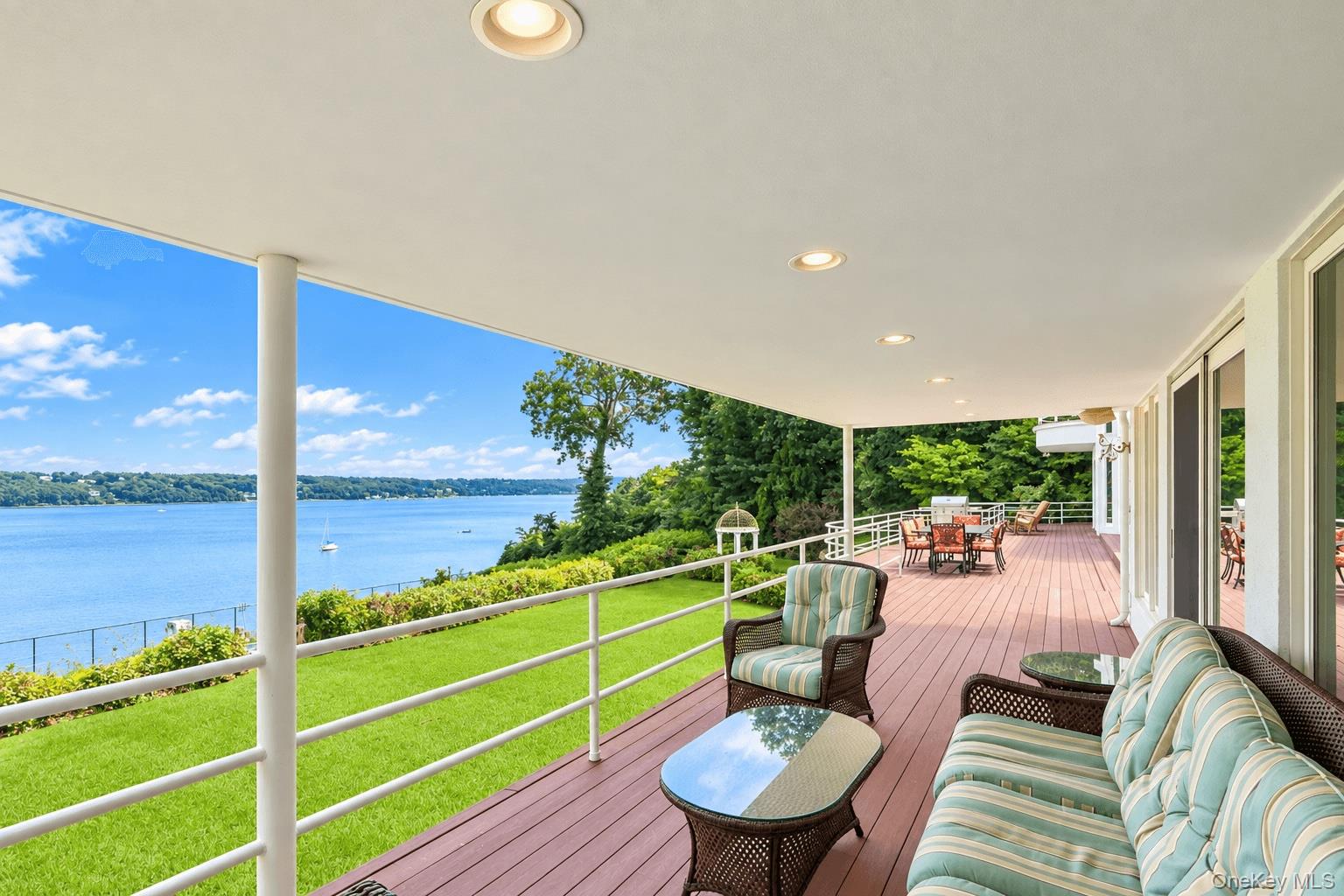 Expansive balcony with endless views