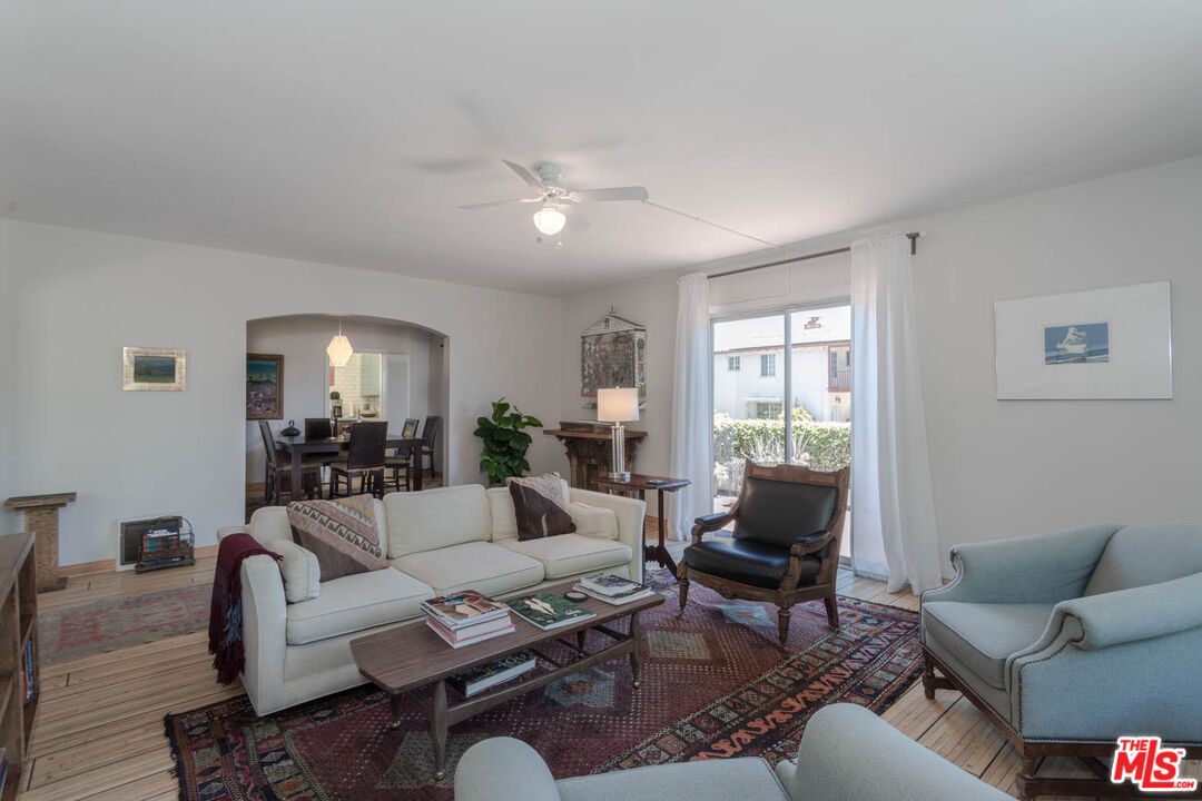 Living Room with Patio Access