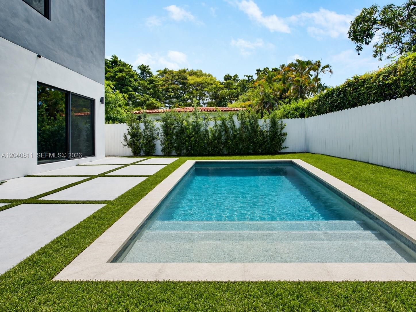 Conceptual pool renderings for reference only.