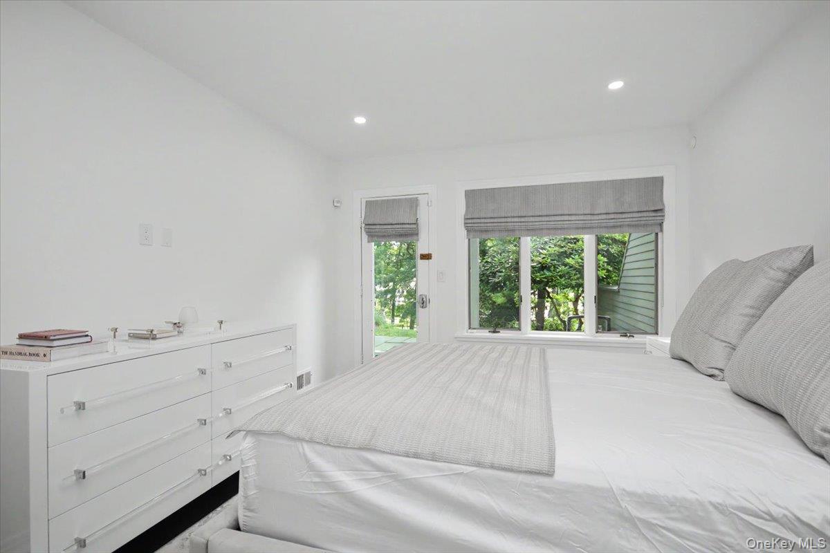 Guest bedroom on lower level.