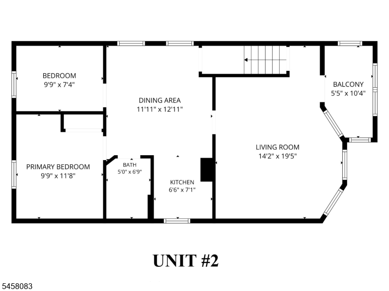 UNIT #2 FLOOR PLAN