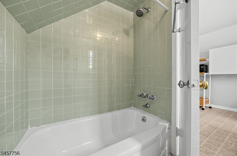 Attic bathroom right side view