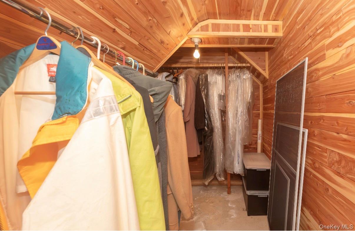 Custom Cedar closet located in the basement