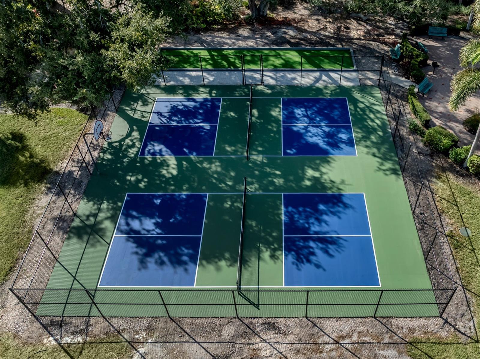 The pickle ball courts in Waterford are a resident favorite