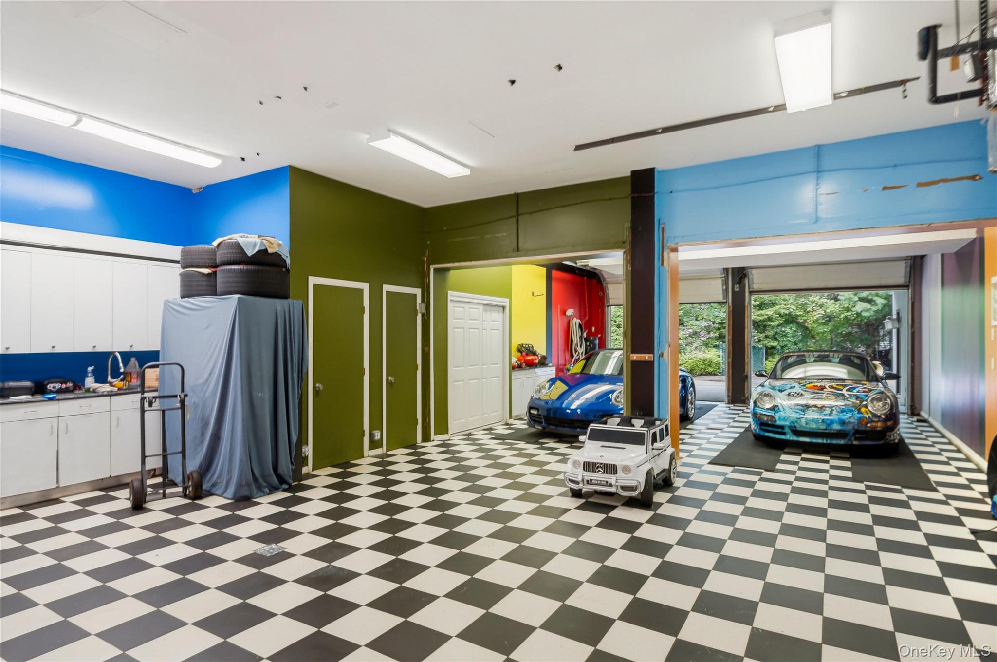 4-Car Garage with storage