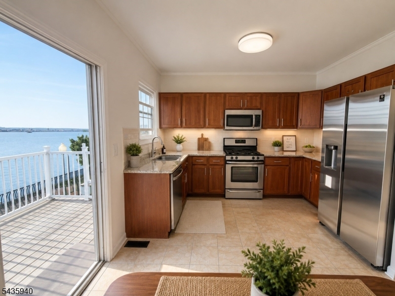 Kitchen with Balcony