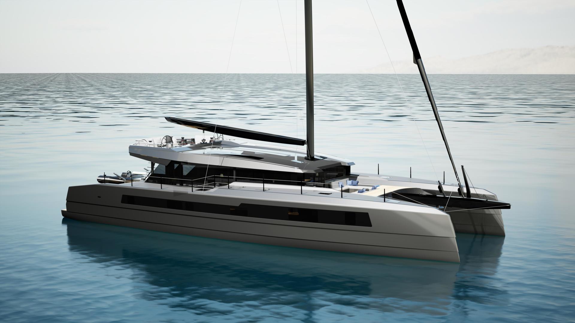 Carbon Fiber Luxury Catamaran 